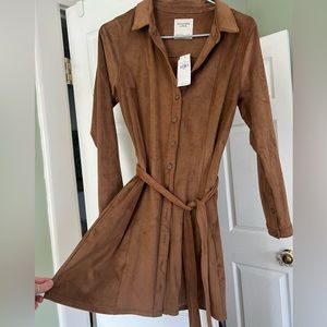 Abercrombie & Fitch | Suede Dress | Small
